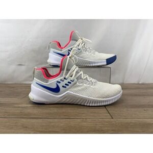 Nike Free Metcon Mens Training Shoes White Blue Pink AH8141-140 Size 11